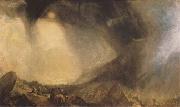 J.M.W. Turner Snow Storm Hannibal and his Army crossing the Alps (mk09) oil painting on canvas